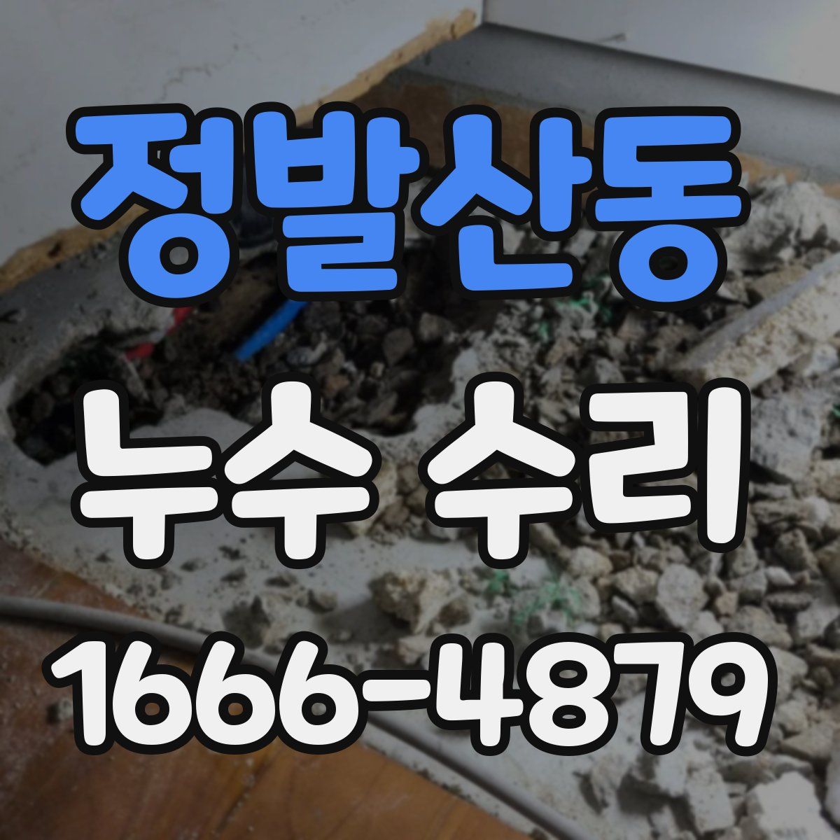 정발산동 누수 수리