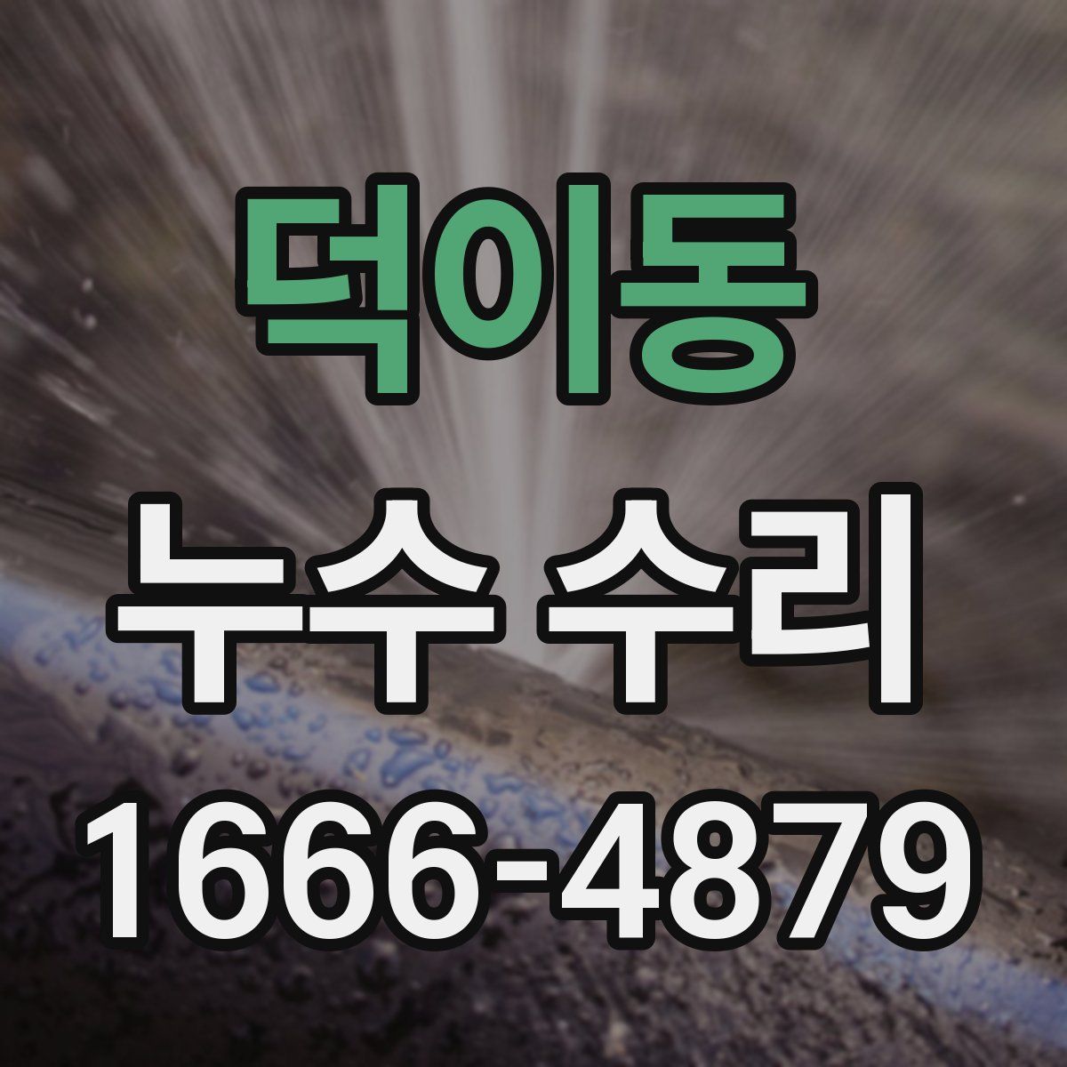 덕이동 누수 수리