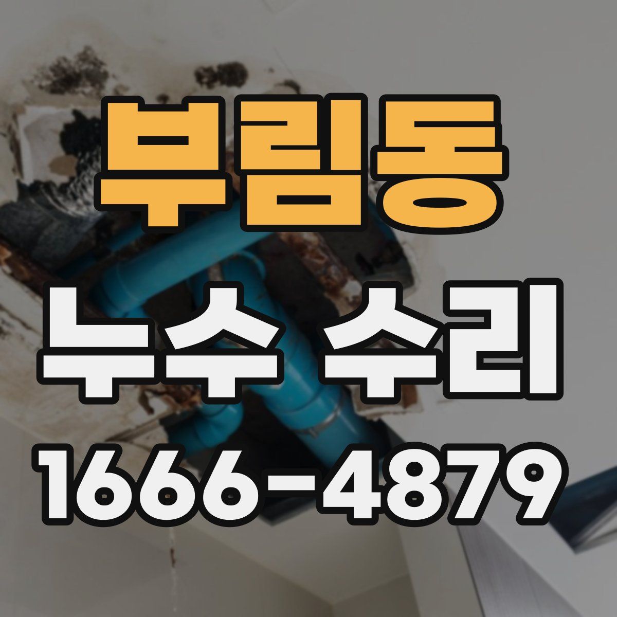 부림동 누수 수리