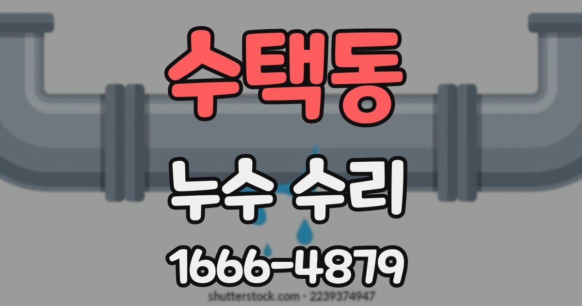 수택동 누수 수리