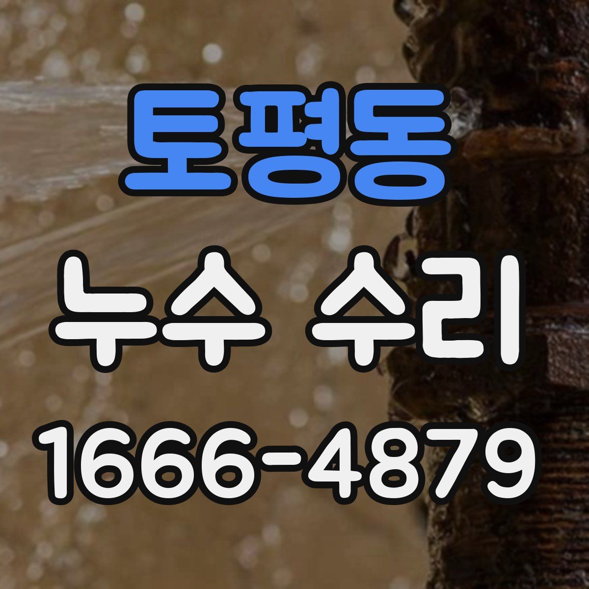 토평동 누수 수리