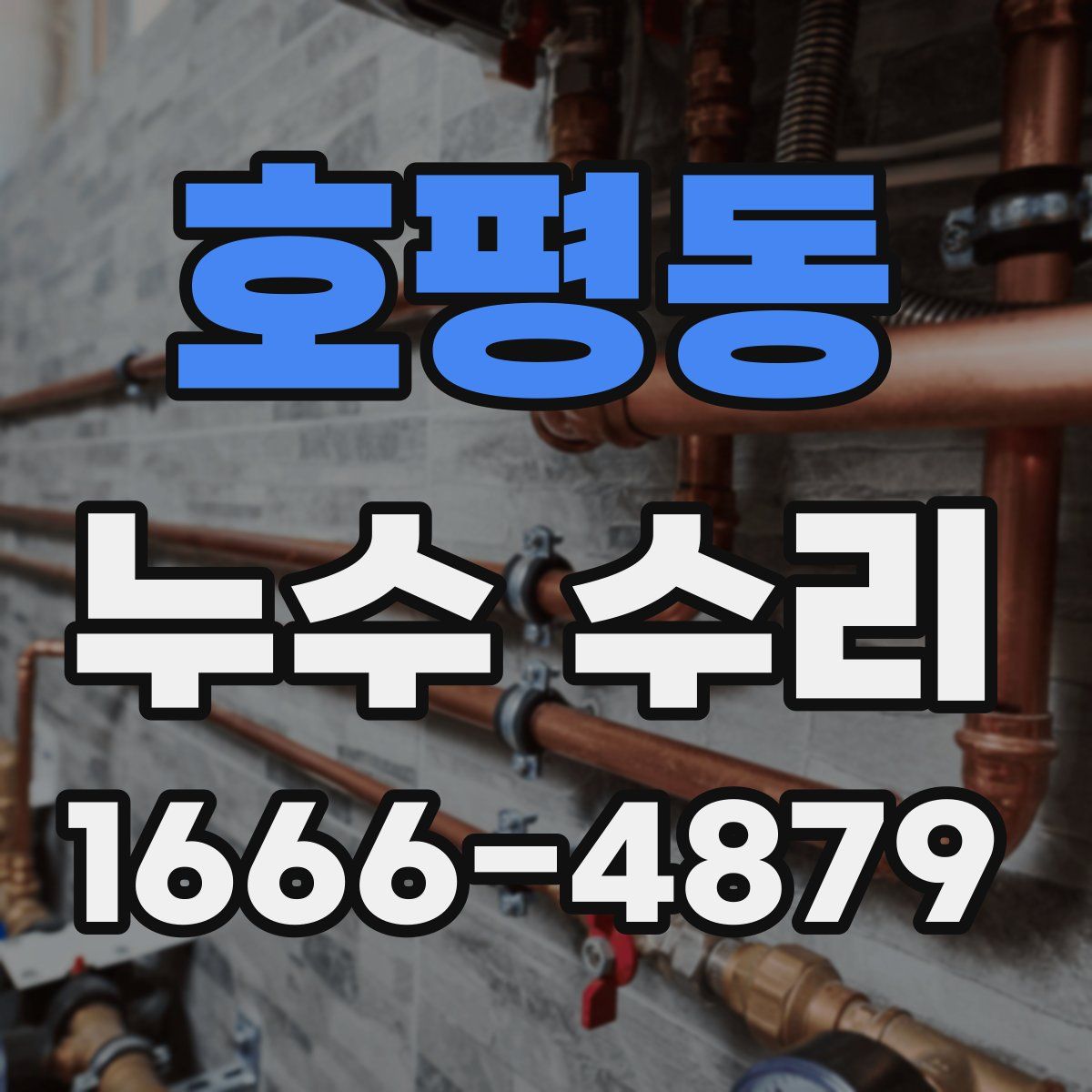 호평동 누수 수리