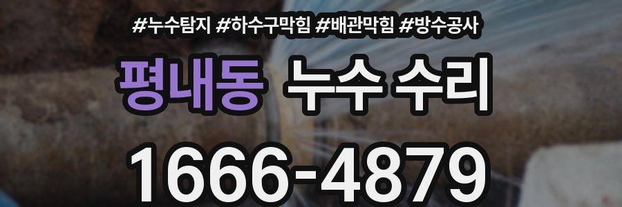 평내동 누수 수리
