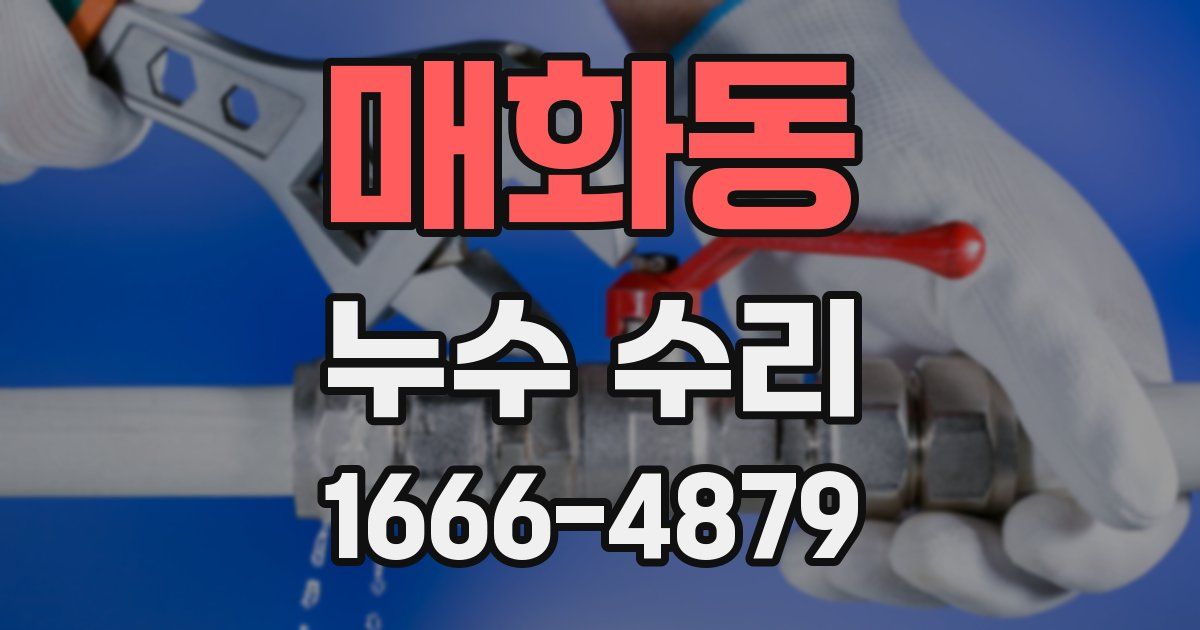 매화동 누수 수리