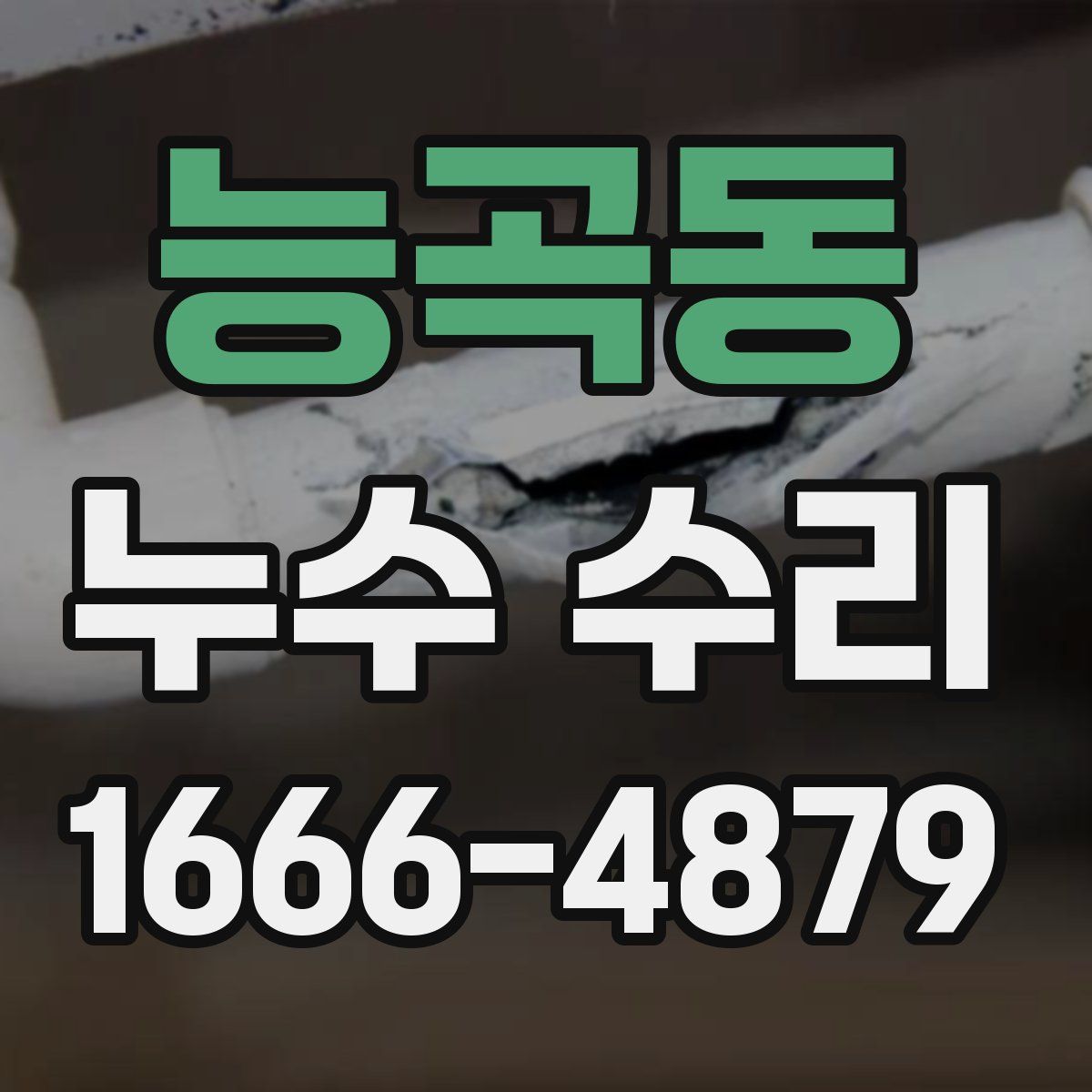 능곡동 누수 수리