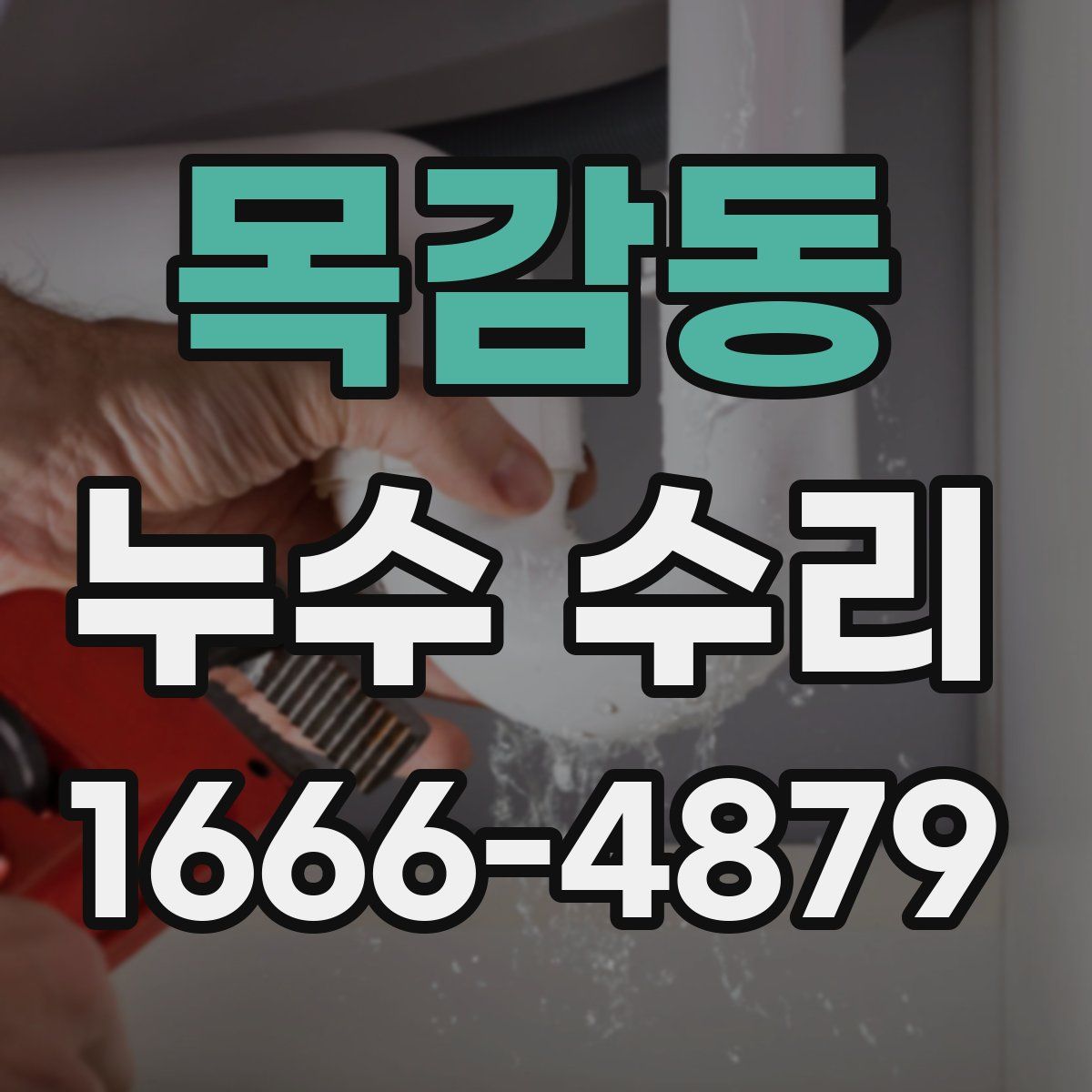 목감동 누수 수리