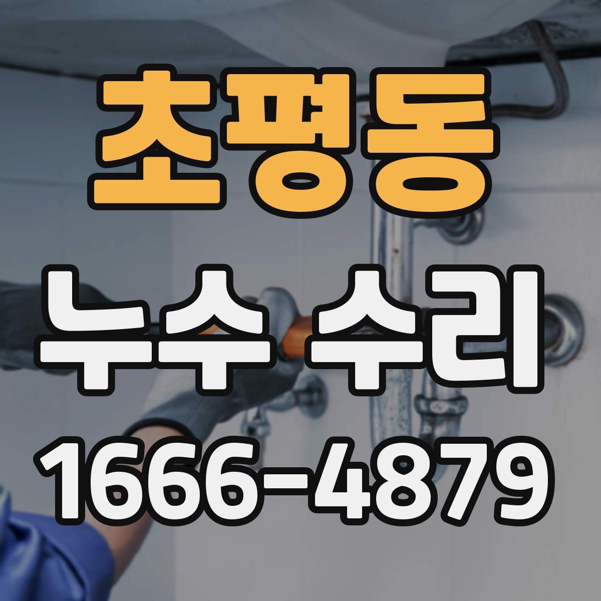 초평동 누수 수리