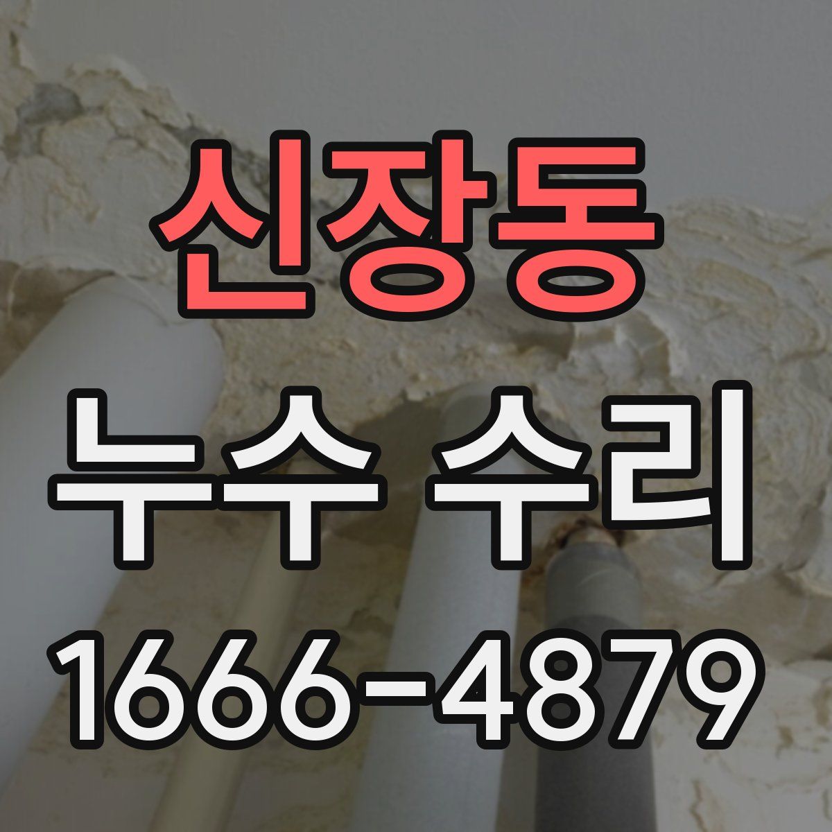 신장동 누수 수리