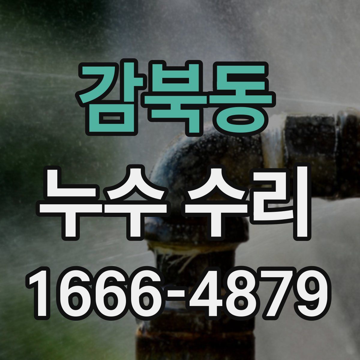 감북동 누수 수리