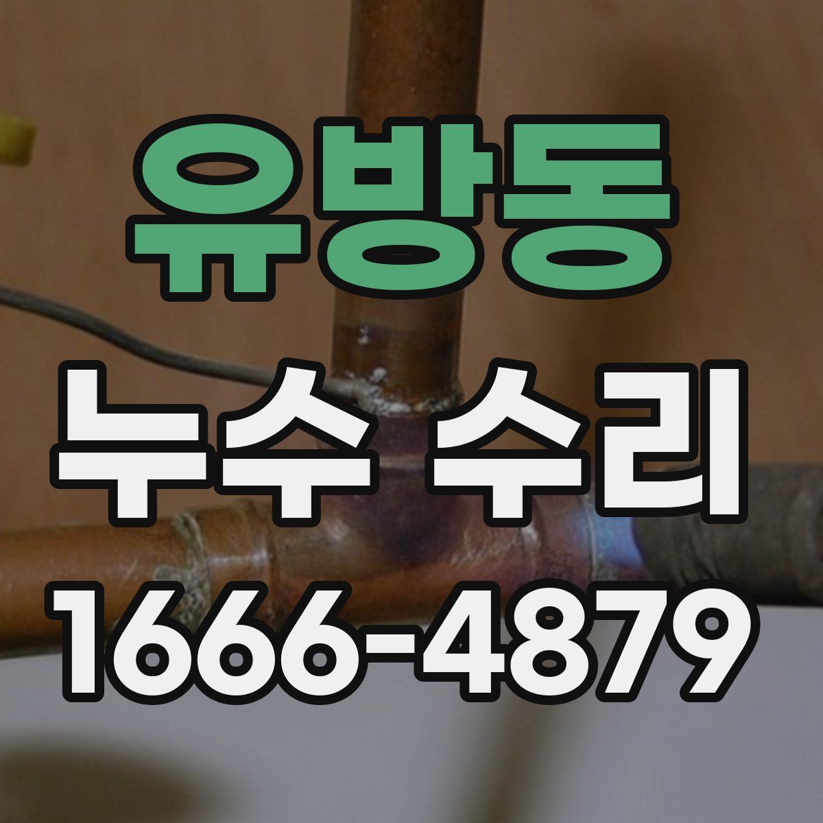 유방동 누수 수리