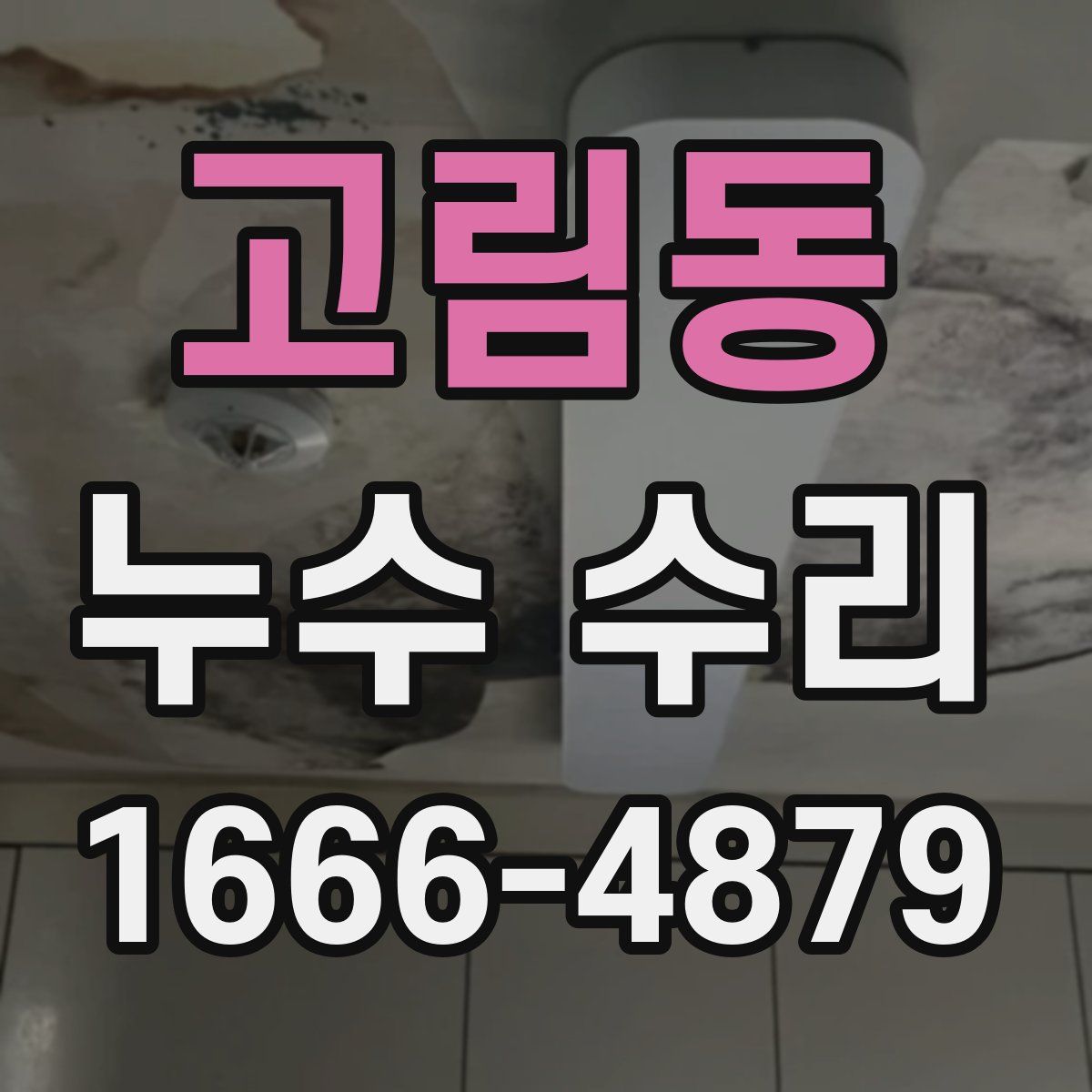 고림동 누수 수리