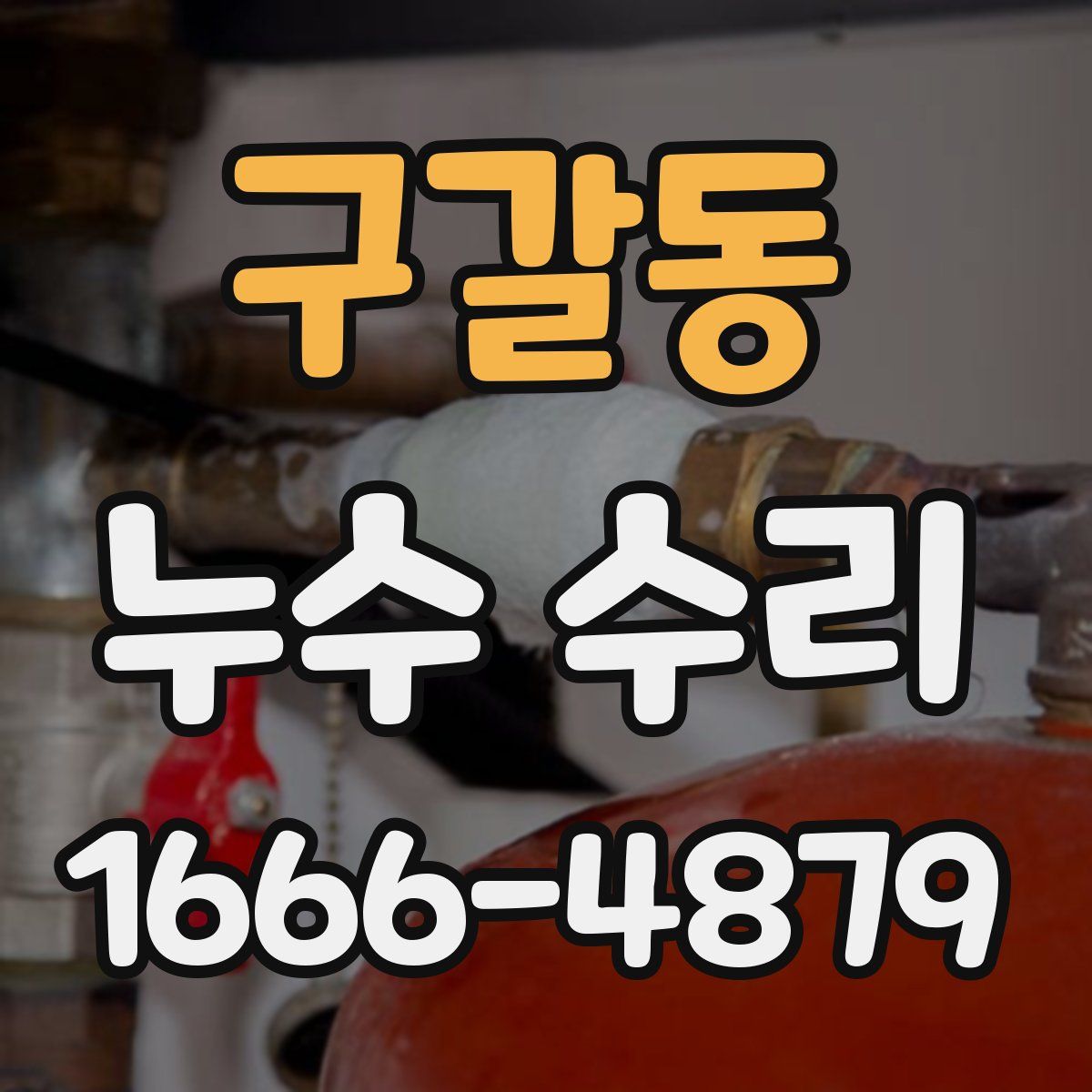 구갈동 누수 수리