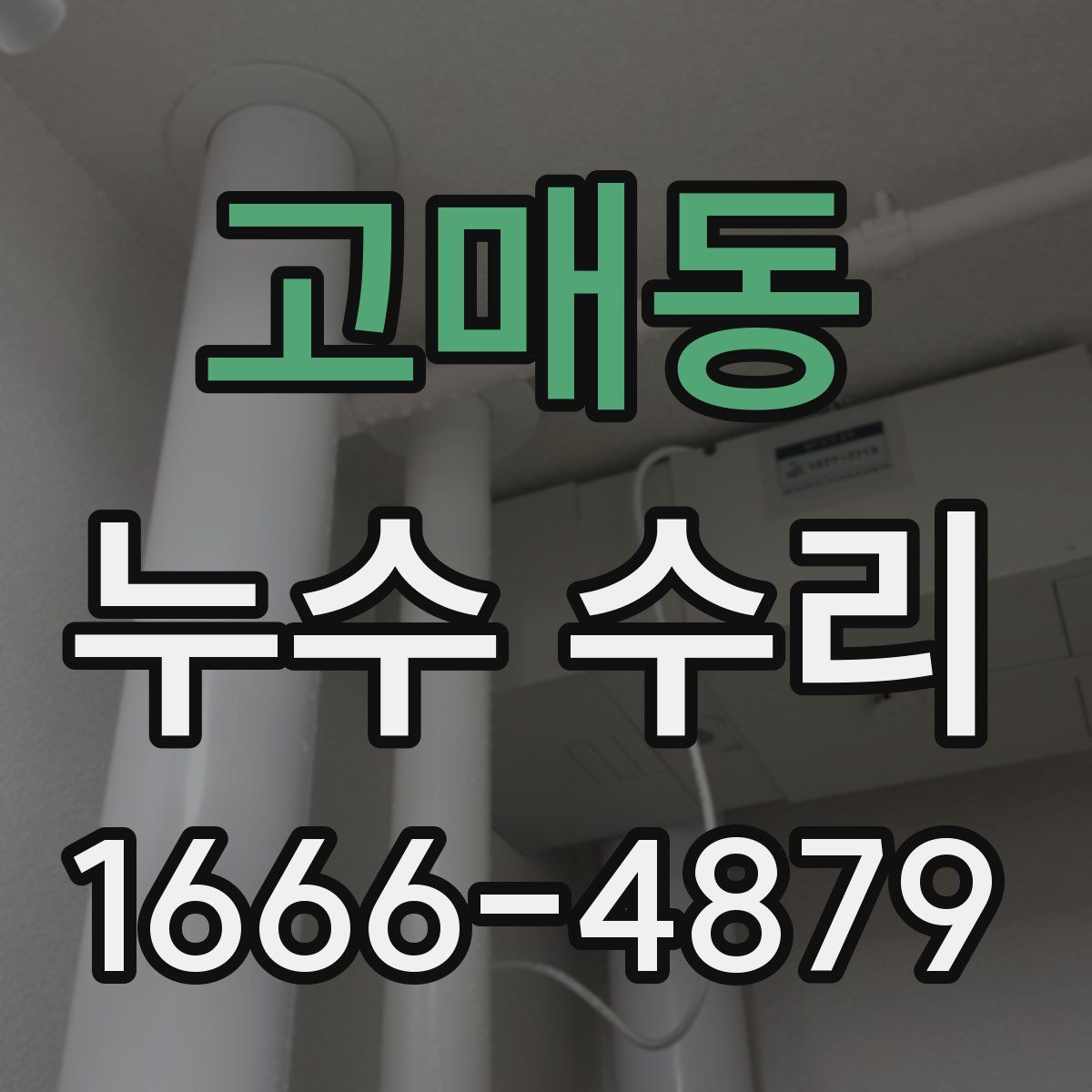 고매동 누수 수리