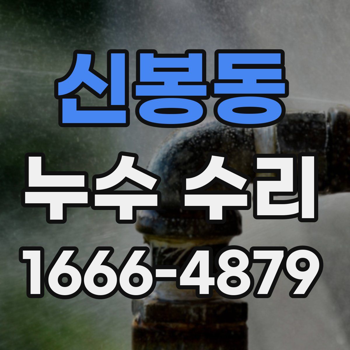 신봉동 누수 수리