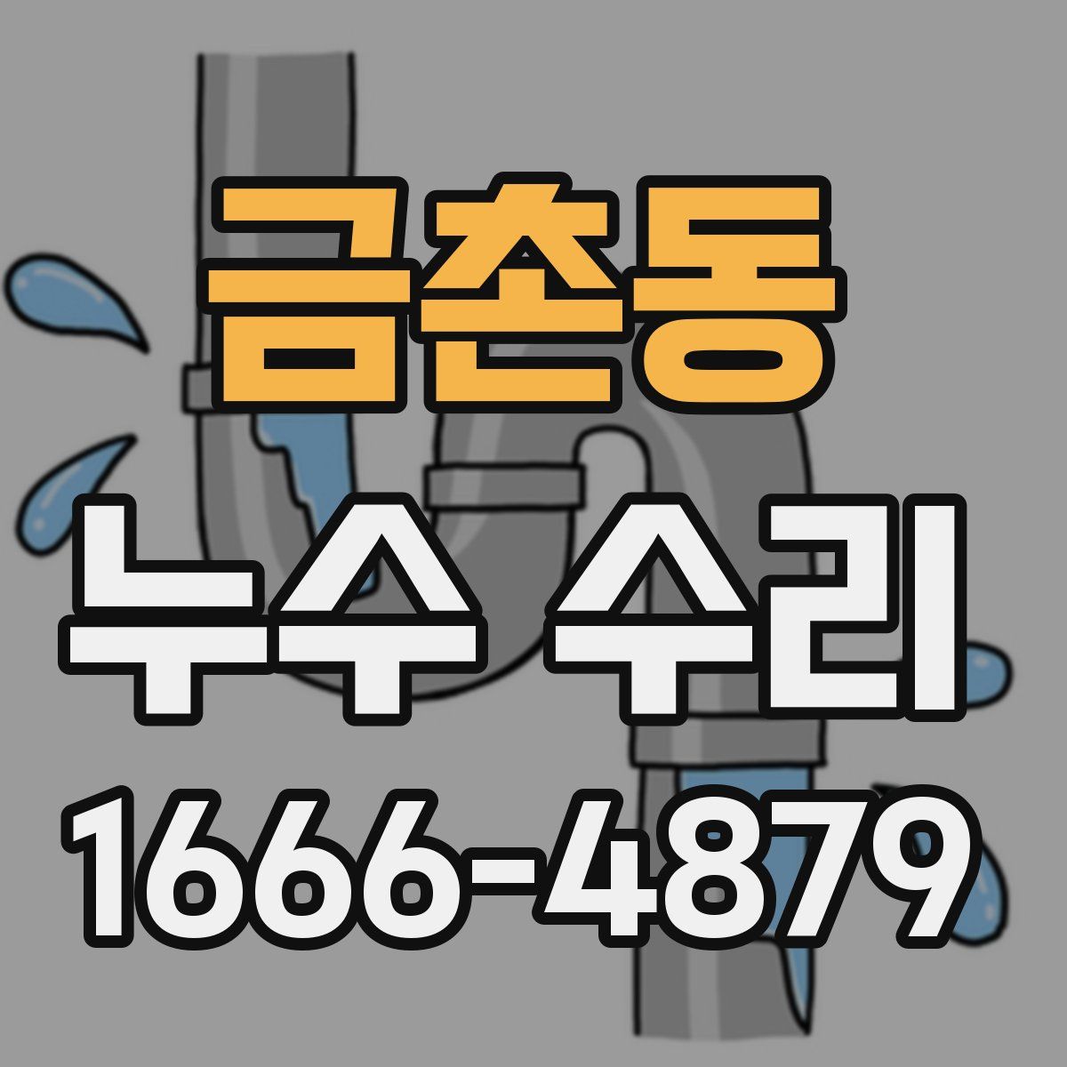 금촌동 누수 수리