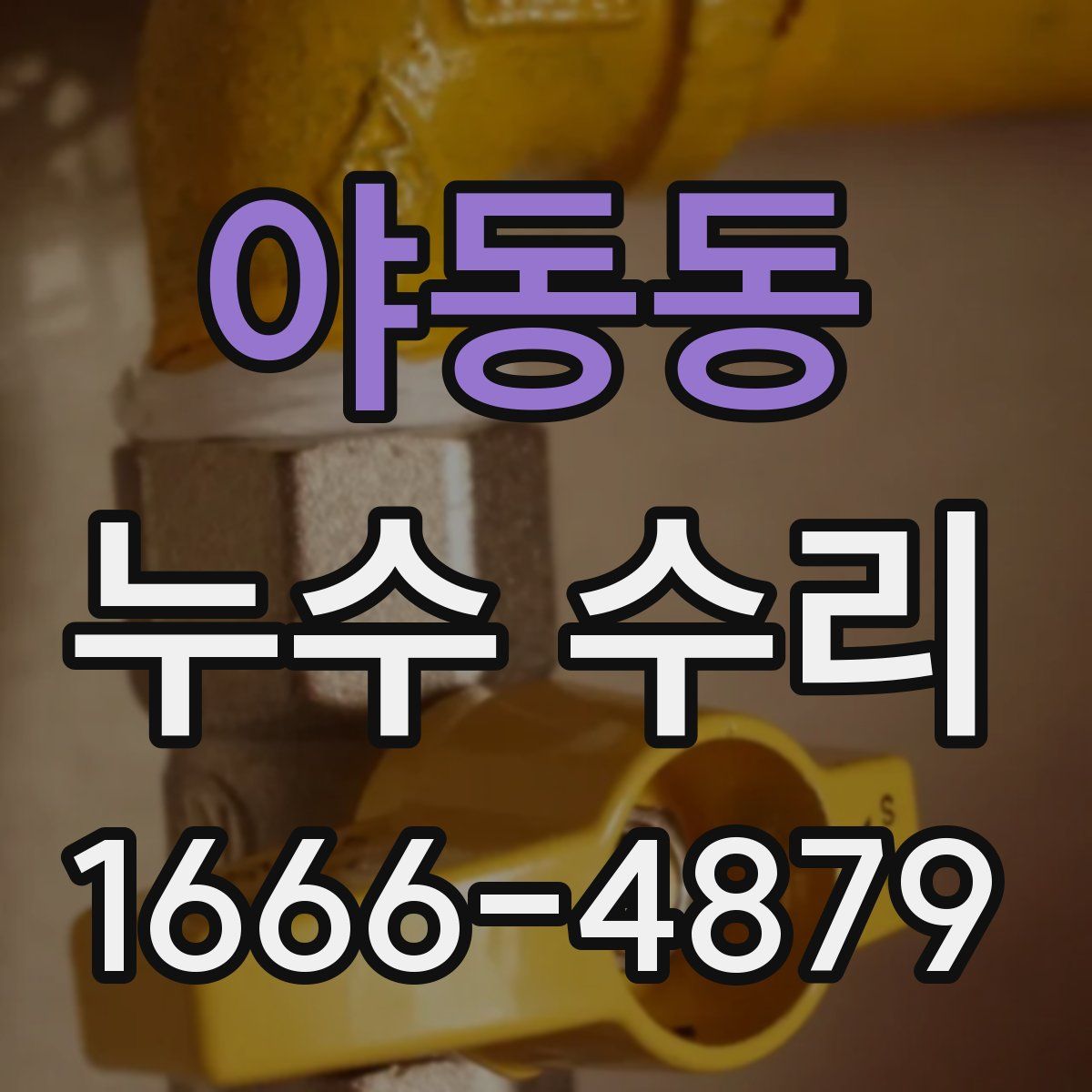 야동동 누수 수리