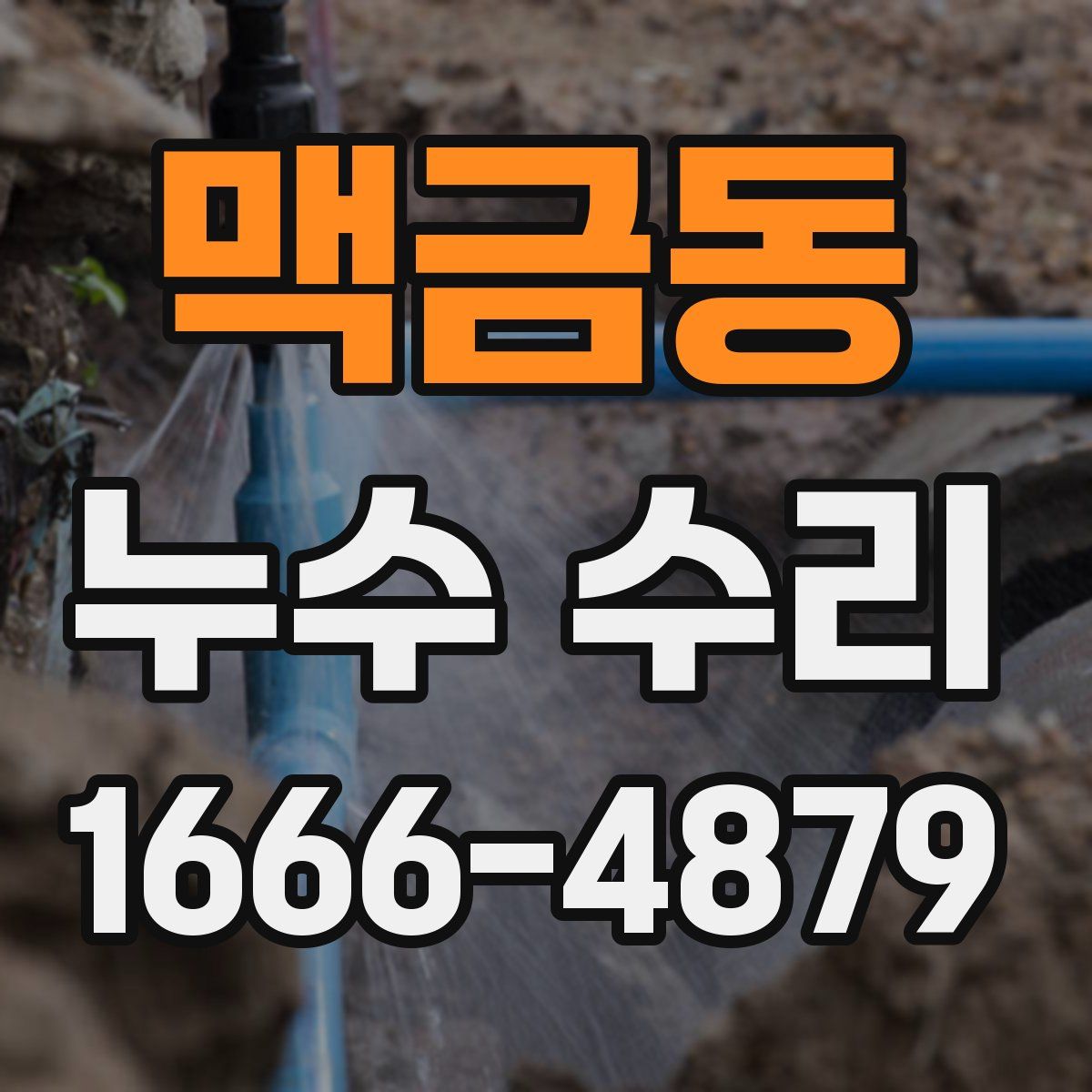 맥금동 누수 수리