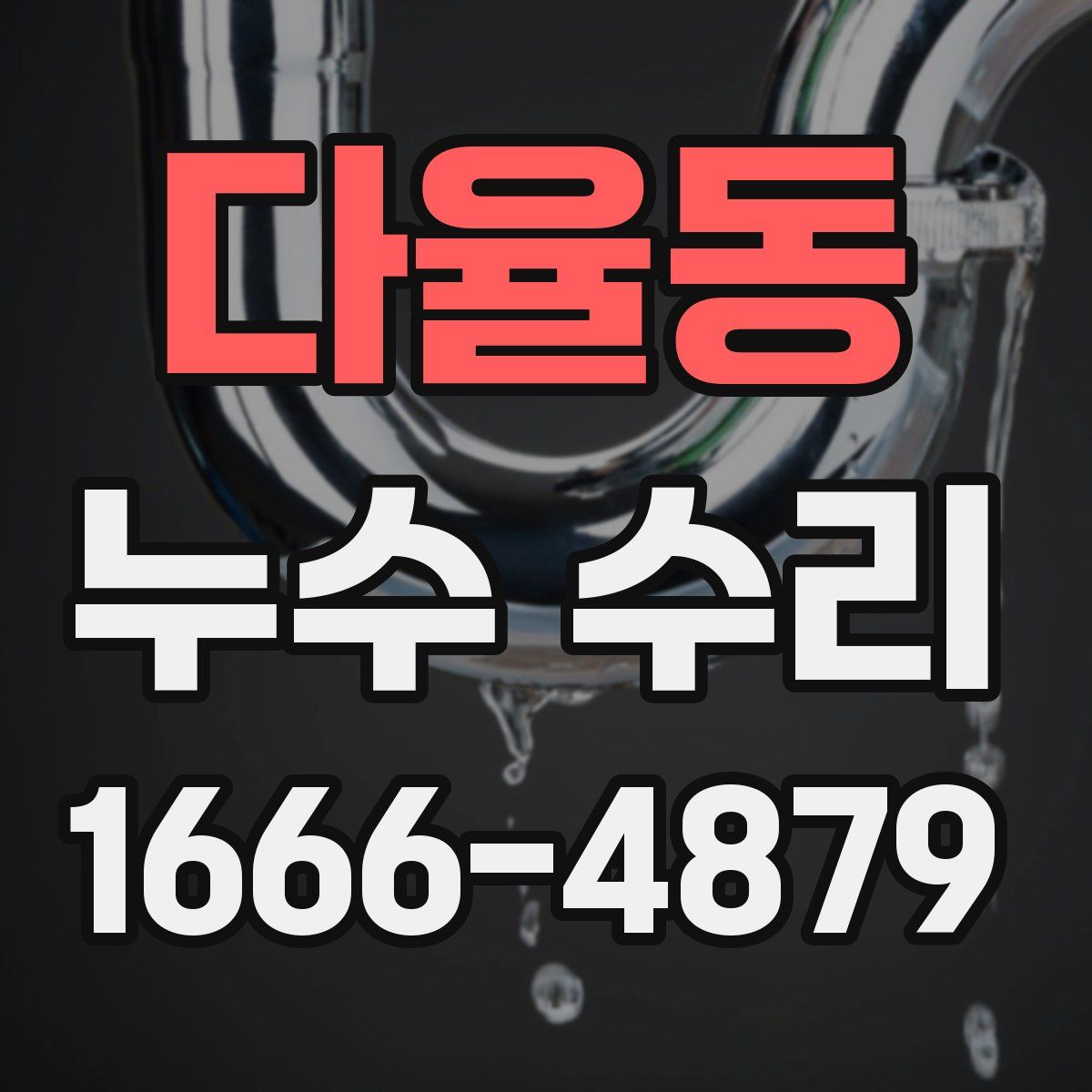 다율동 누수 수리