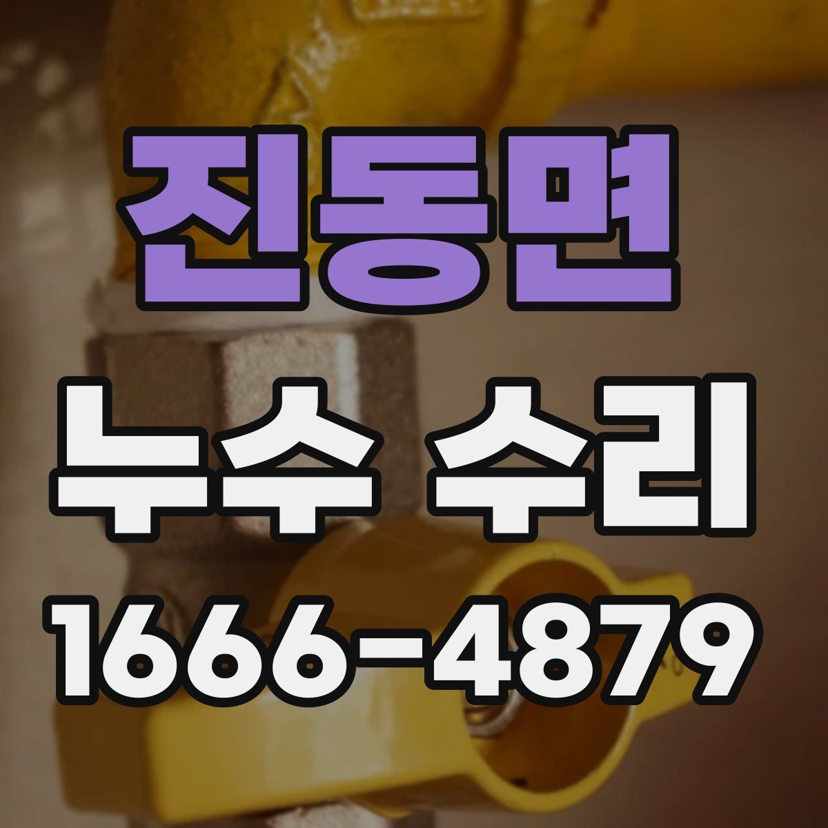 진동면 누수 수리