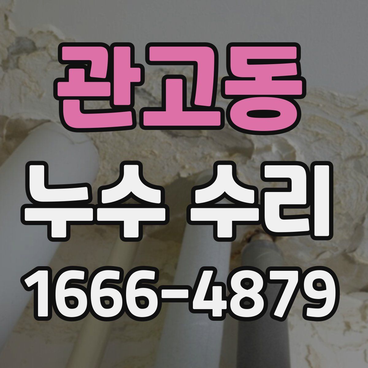 관고동 누수 수리