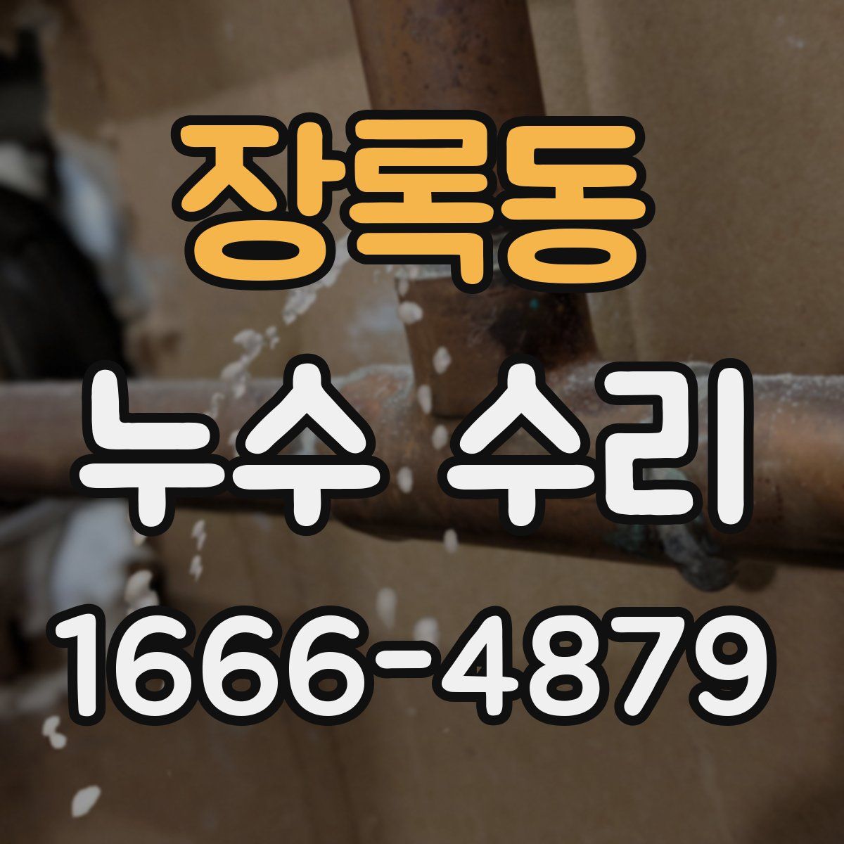 장록동 누수 수리