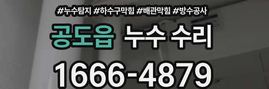 공도읍 누수 수리
