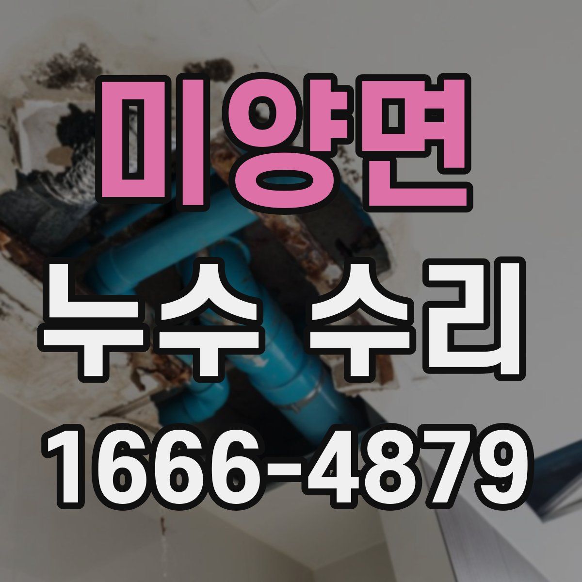 미양면 누수 수리