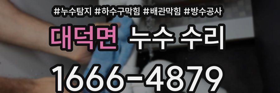 대덕면 누수 수리