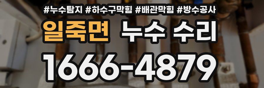 일죽면 누수 수리
