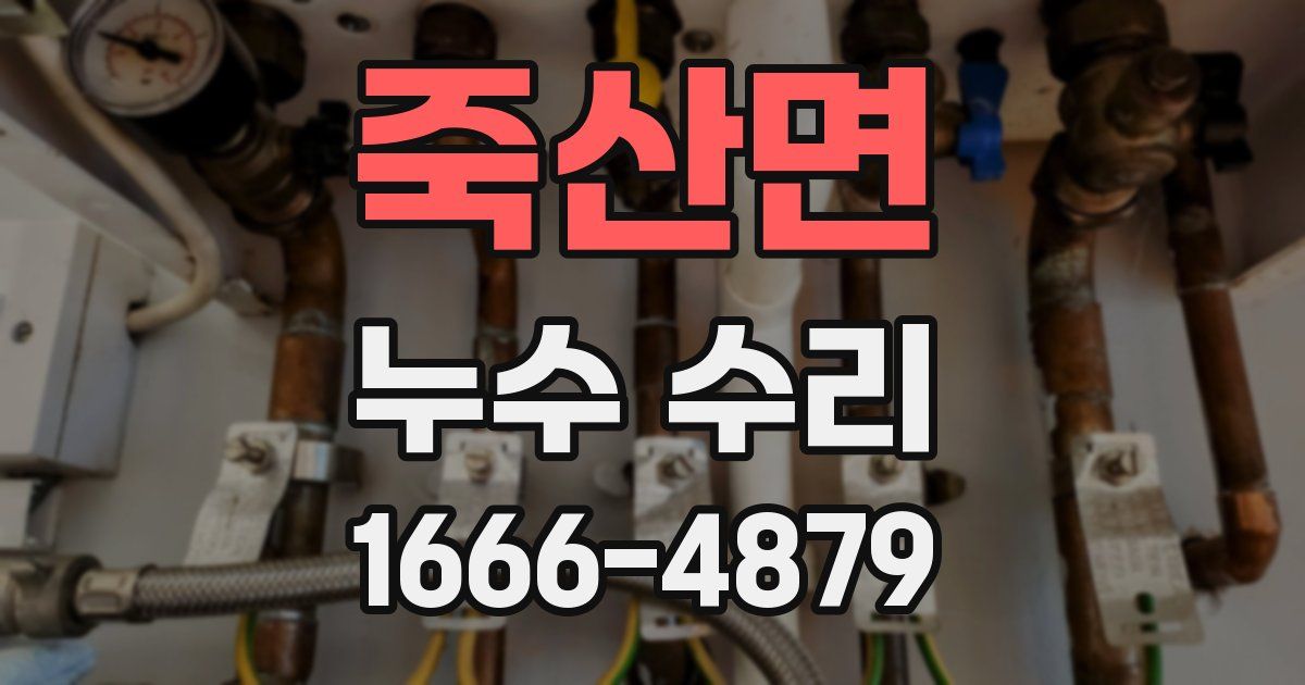 죽산면 누수 수리