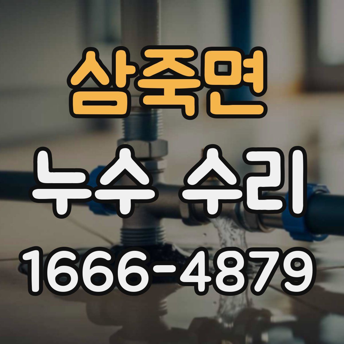 삼죽면 누수 수리