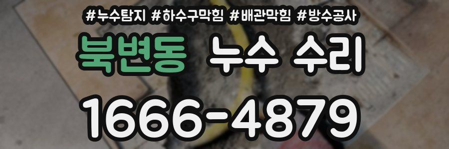 북변동 누수 수리
