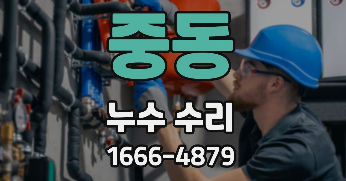 중동 누수 수리