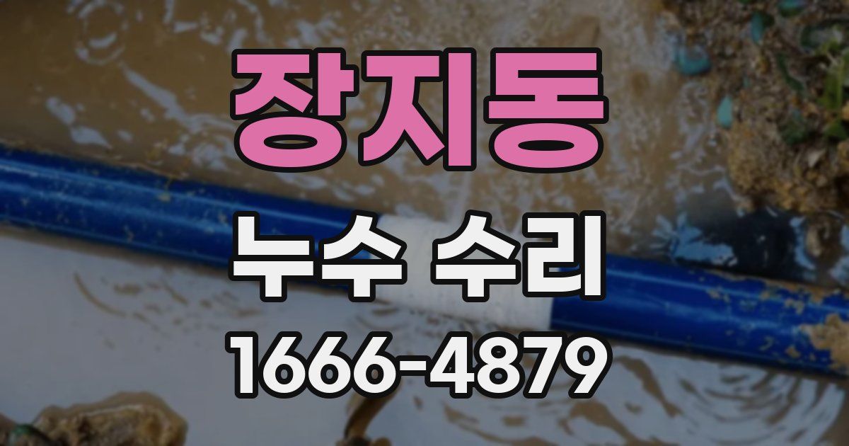 장지동 누수 수리