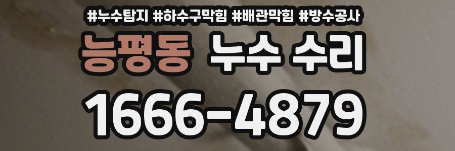 능평동 누수 수리
