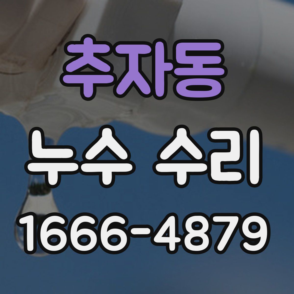 추자동 누수 수리