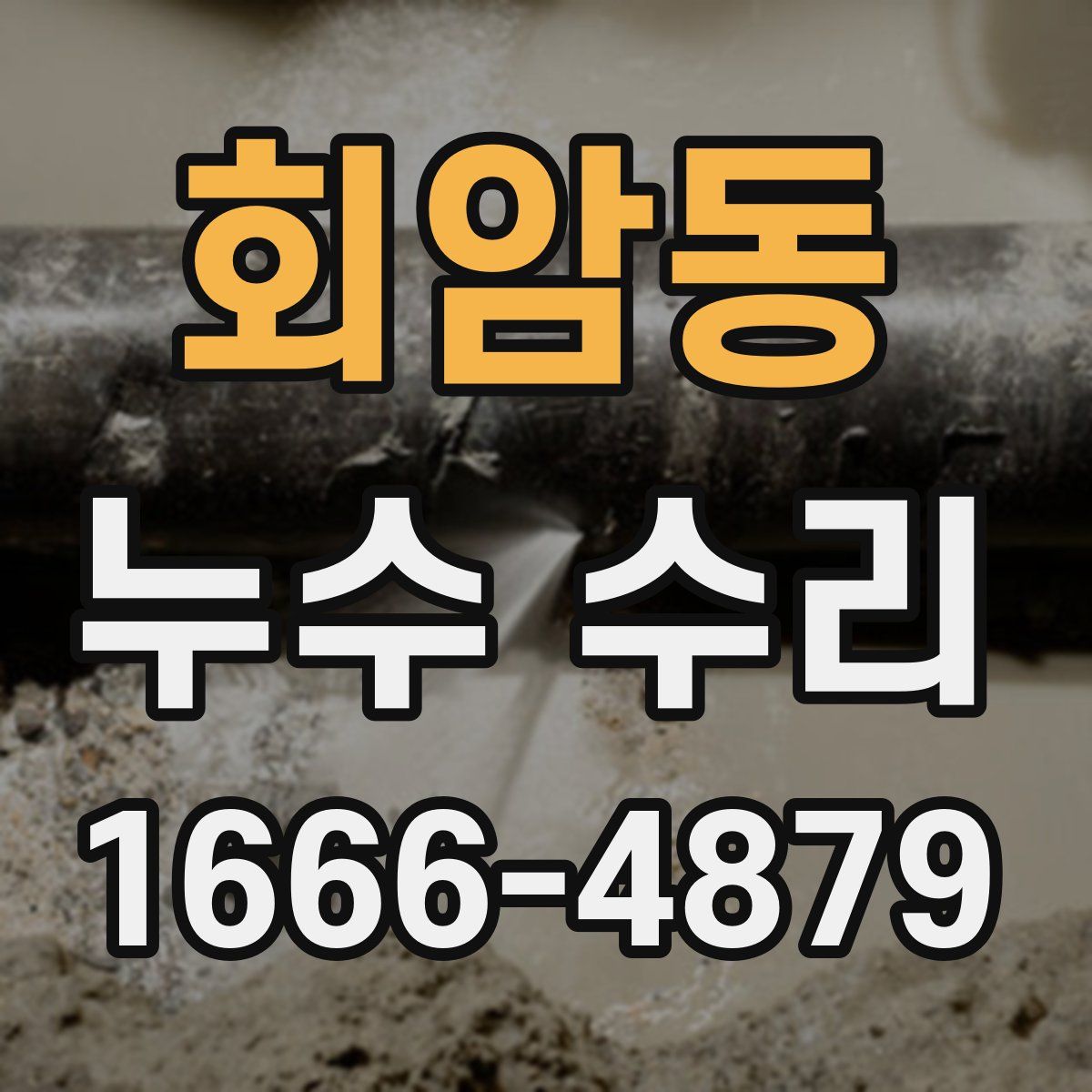 회암동 누수 수리