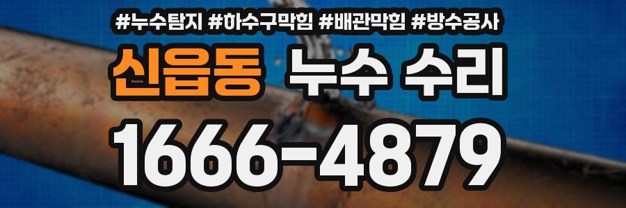 신읍동 누수 수리