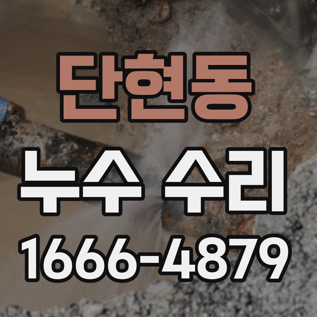 단현동 누수 수리
