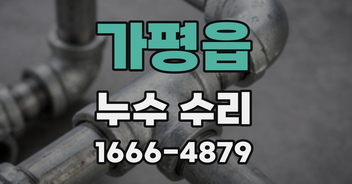 가평읍 누수 수리