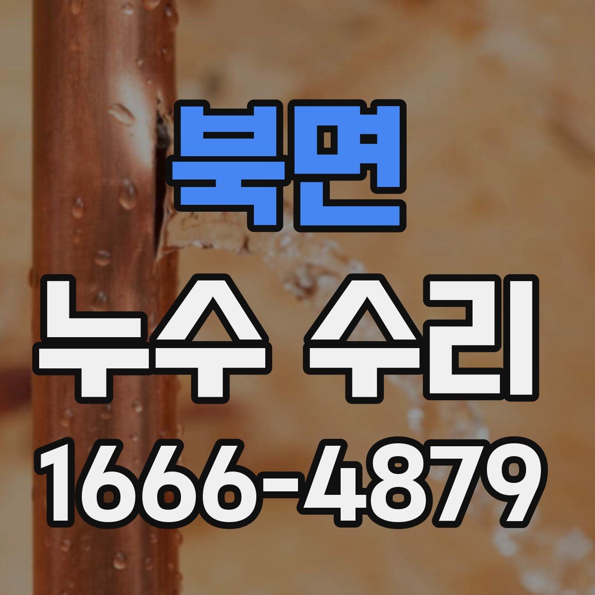 북면 누수 수리