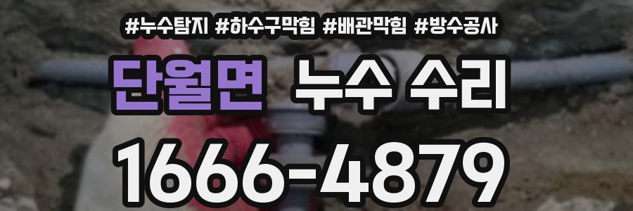 단월면 누수 수리