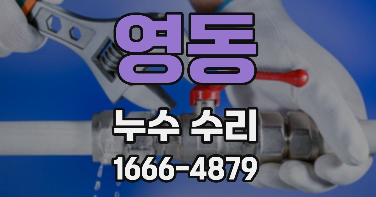 영동 누수 수리