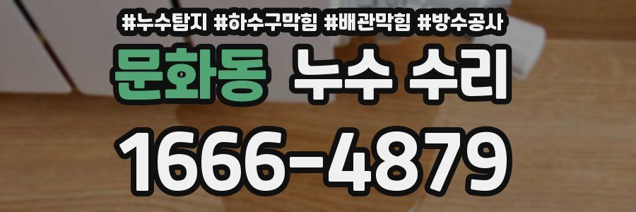 문화동 누수 수리