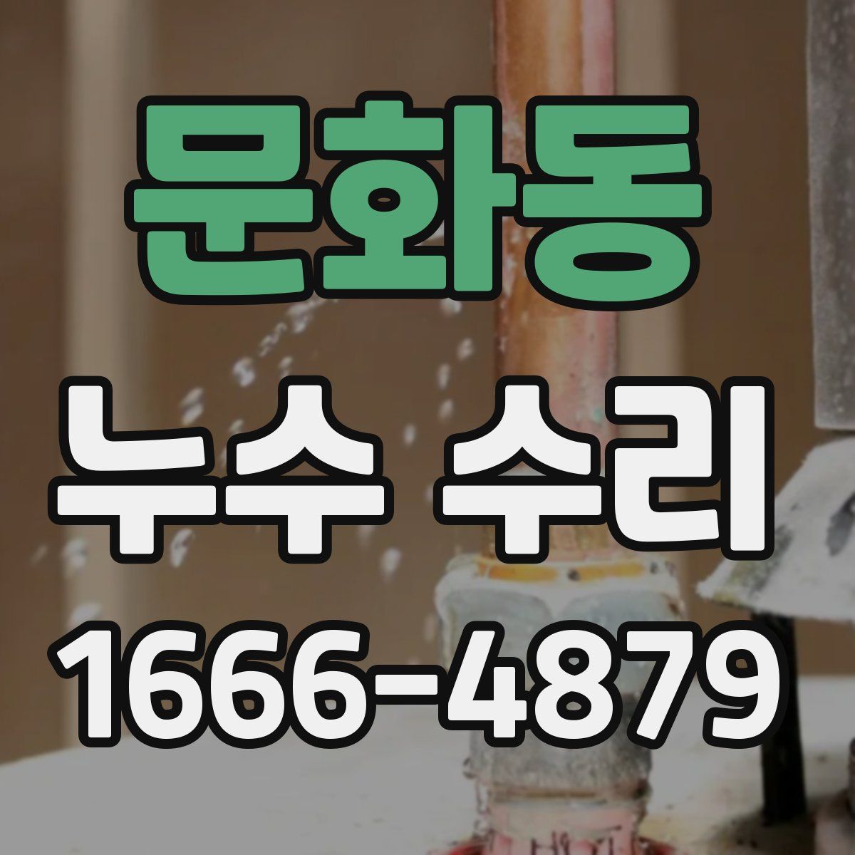 문화동 누수 수리