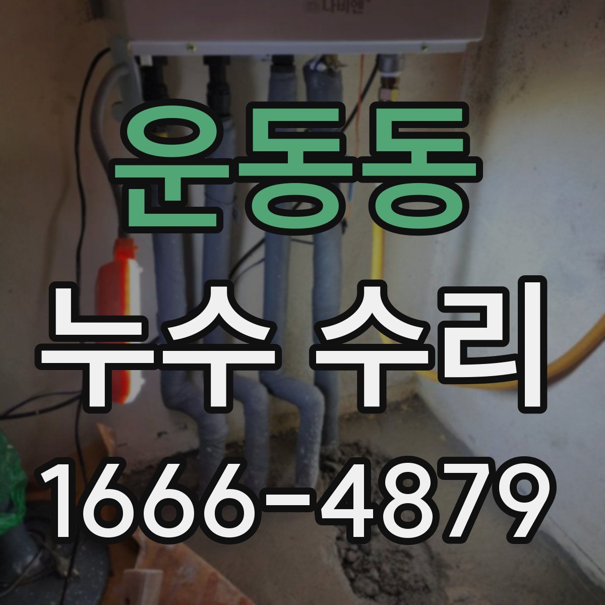 운동동 누수 수리
