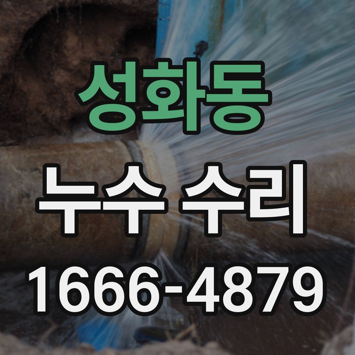 성화동 누수 수리