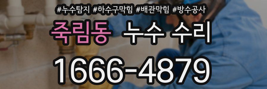 죽림동 누수 수리