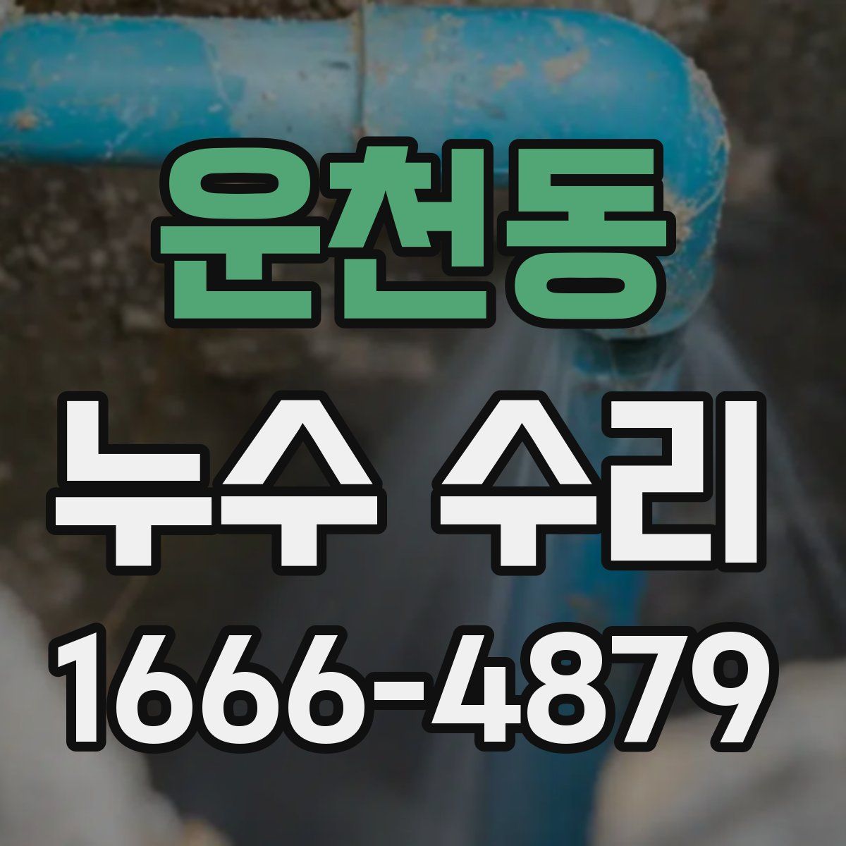 운천동 누수 수리