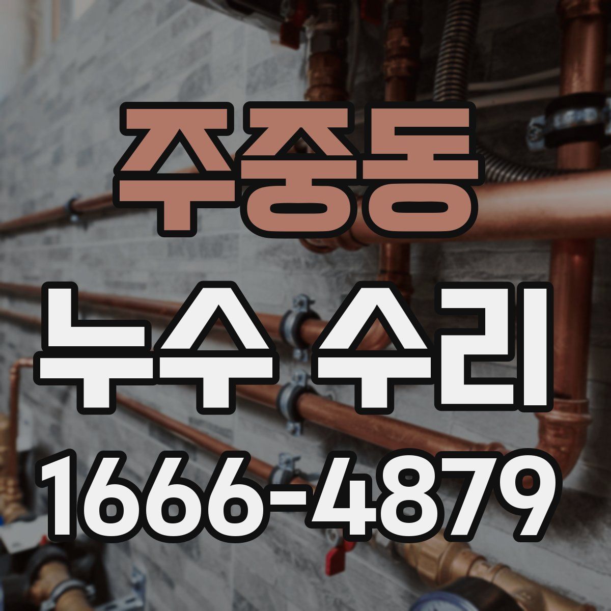 주중동 누수 수리